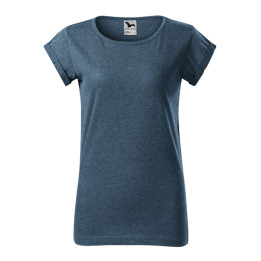 Tee-shirt femme Fusion 164 - mélange denim foncé