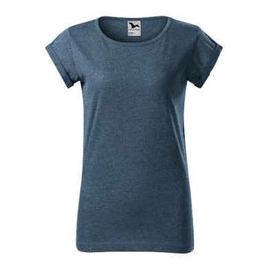Tee-shirt femme Fusion 164 - mélange denim foncé