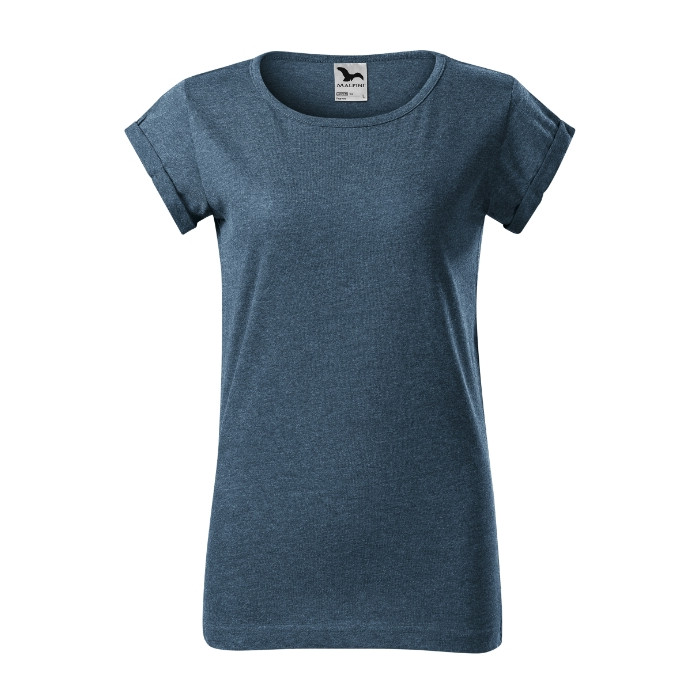 Tee-shirt femme Fusion 164 - mélange denim foncé