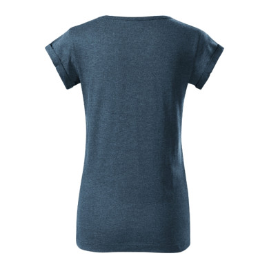 Tee-shirt femme Fusion 164 - mélange denim foncé