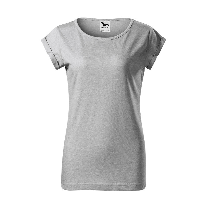 Tee-shirt femme Fusion 164 - mélange argent