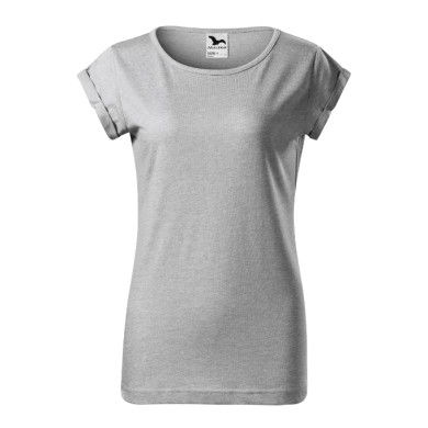 Tee-shirt femme Fusion 164 - mélange argent