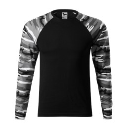 Tee-shirt unisex Camouflage LS 166 - camouflage gray