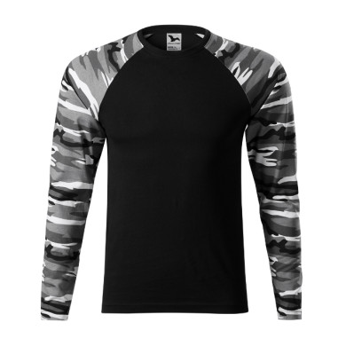 Tee-shirt unisex Camouflage LS 166 - camouflage gray