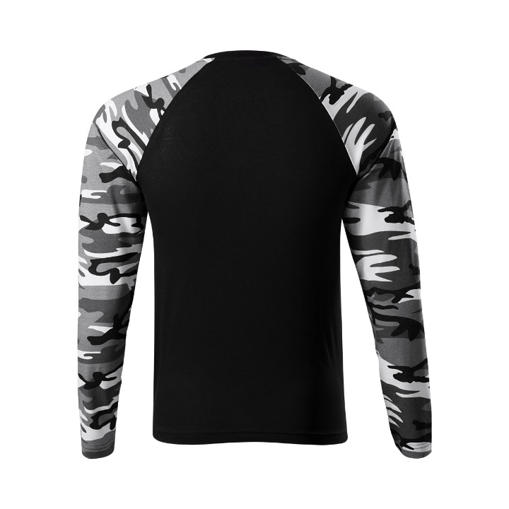 Tee-shirt unisex Camouflage LS 166 - camouflage gray