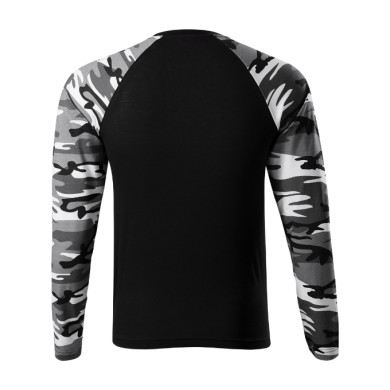 Tee-shirt unisex Camouflage LS 166 - camouflage gray