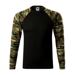 Tee-shirt unisex Camouflage LS 166 - camouflage brown