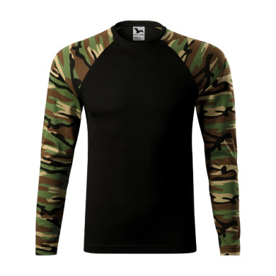 Tee-shirt unisex Camouflage LS 166 - camouflage brown