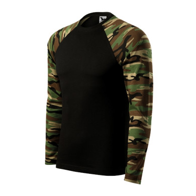 Tee-shirt unisex Camouflage LS 166 - camouflage brown
