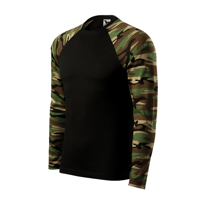 Tee-shirt unisex Camouflage LS 166 - camouflage brown