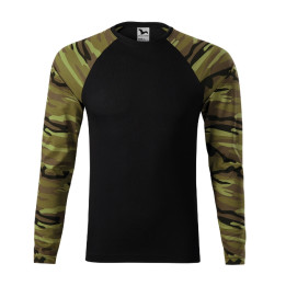 Tee-shirt unisex Camouflage LS 166 - camouflage green
