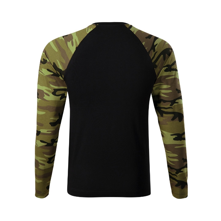 Tee-shirt unisex Camouflage LS 166 - camouflage green