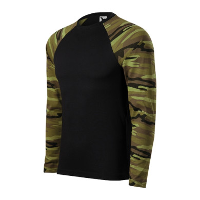 Tee-shirt unisex Camouflage LS 166 - camouflage green