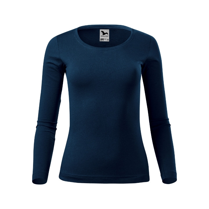 Tee-shirt femme Fit-T LS 169 - bleu marine
