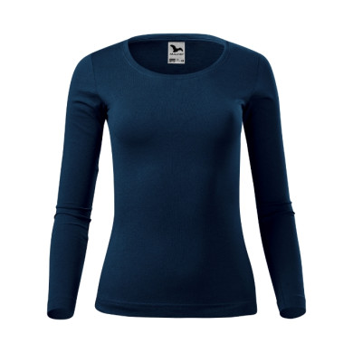 Tee-shirt femme Fit-T LS 169 - bleu marine