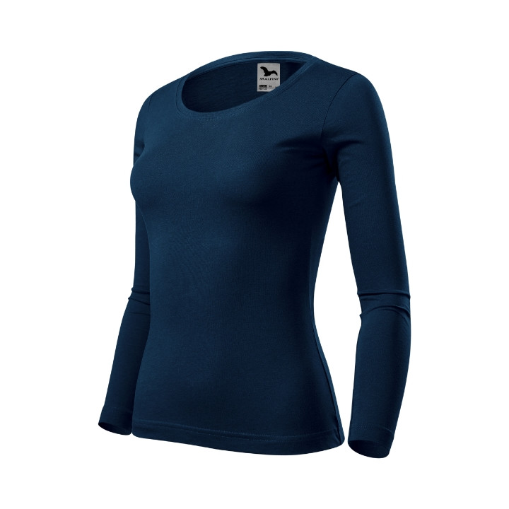 Tee-shirt femme Fit-T LS 169 - bleu marine