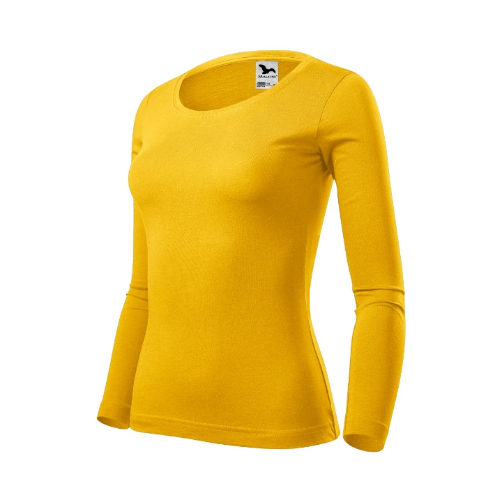 Tee-shirt femme Fit-T LS 169 - jaune