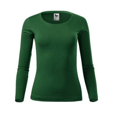 Tee-shirt femme Fit-T LS 169 - vert bouteille