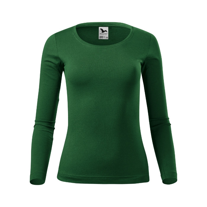 Tee-shirt femme Fit-T LS 169 - vert bouteille