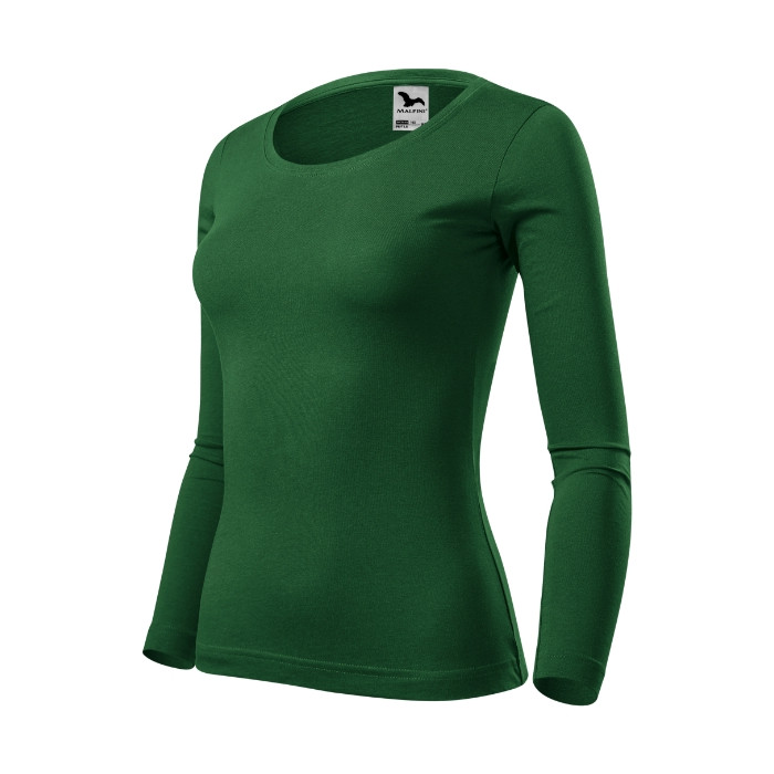 Tee-shirt femme Fit-T LS 169 - vert bouteille