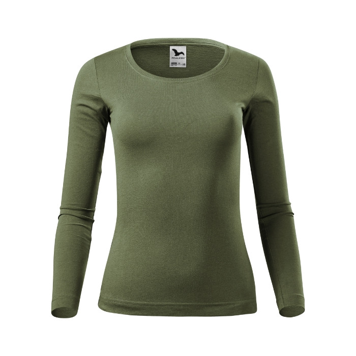 Tee-shirt femme Fit-T LS 169 - kaki