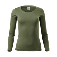 Tee-shirt femme Fit-T LS 169 - kaki