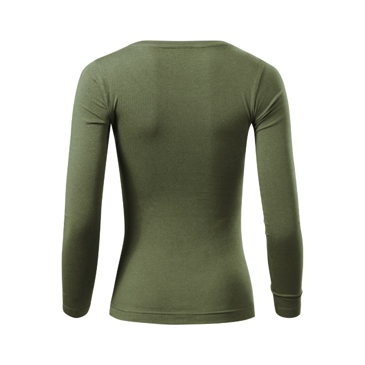 Tee-shirt femme Fit-T LS 169 - kaki
