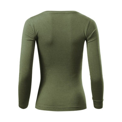 Tee-shirt femme Fit-T LS 169 - kaki