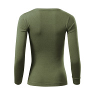 Tee-shirt femme Fit-T LS 169 - kaki