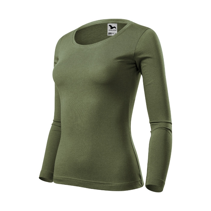 Tee-shirt femme Fit-T LS 169 - kaki