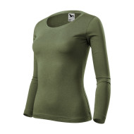 Tee-shirt femme Fit-T LS 169 - kaki