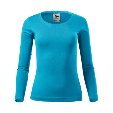 Tee-shirt femme Fit-T LS 169 - turquoise