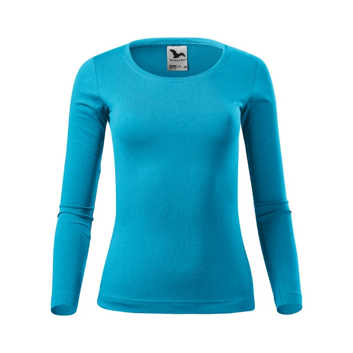 Tee-shirt femme Fit-T LS 169 - turquoise