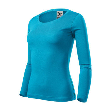 Tee-shirt femme Fit-T LS 169 - turquoise