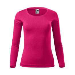 Tee-shirt femme Fit-T LS 169 - framboise