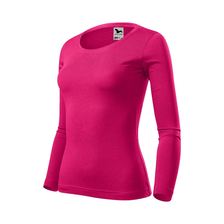 Tee-shirt femme Fit-T LS 169 - framboise