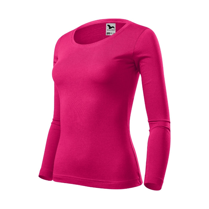 Tee-shirt femme Fit-T LS 169 - framboise