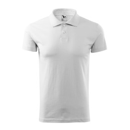 Polo homme Single J. 202 - blanc