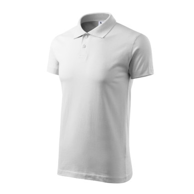 Polo homme Single J. 202 - blanc