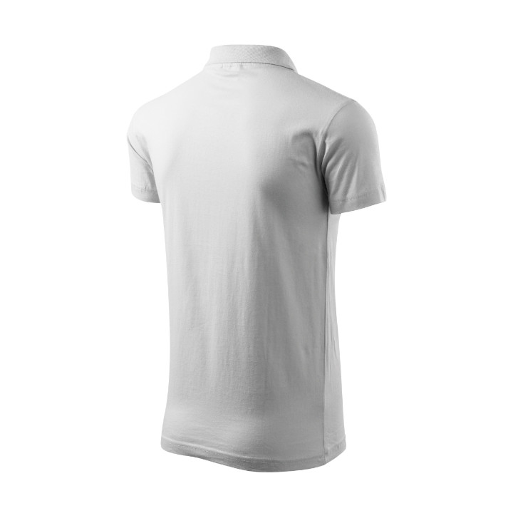 Polo homme Single J. 202 - blanc