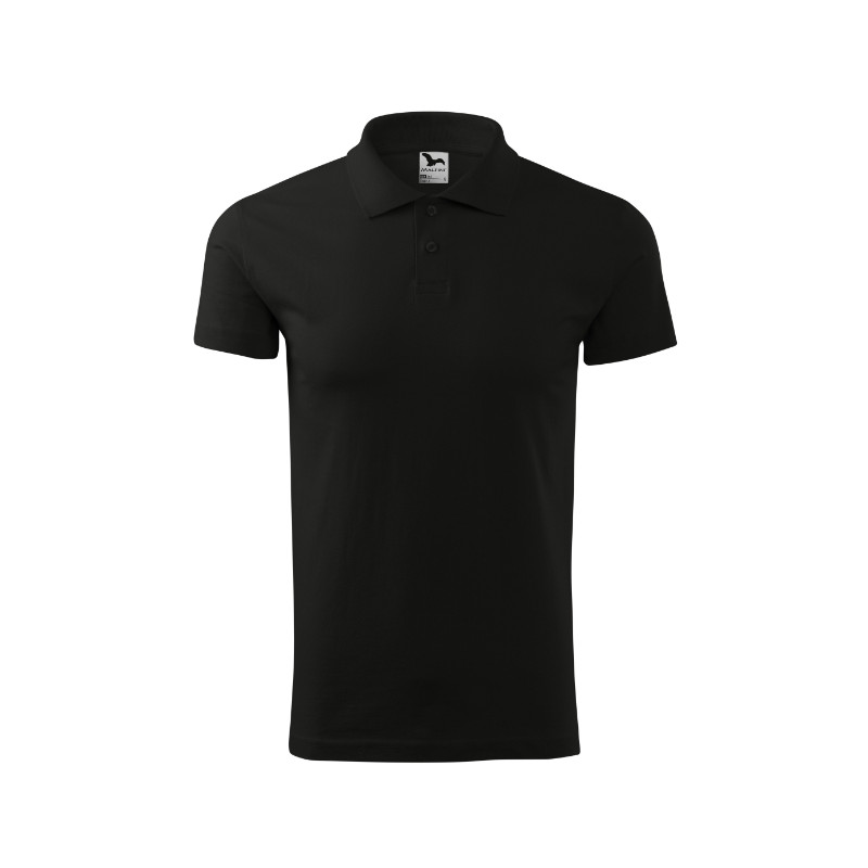 Polo homme Single J. 202 - noir