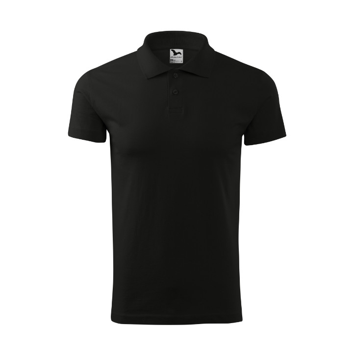 Polo homme Single J. 202 - noir