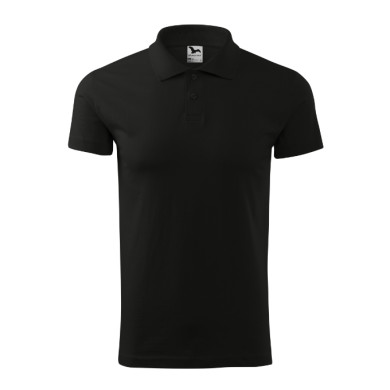 Polo homme Single J. 202 - noir