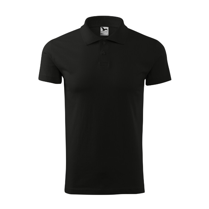 Polo homme Single J. 202 - noir