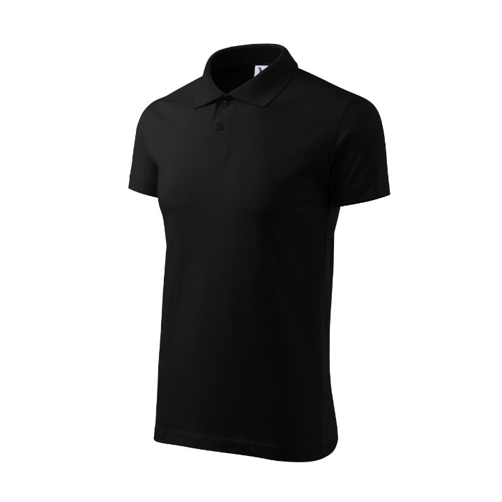 Polo homme Single J. 202 - noir