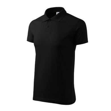 Polo homme Single J. 202 - noir