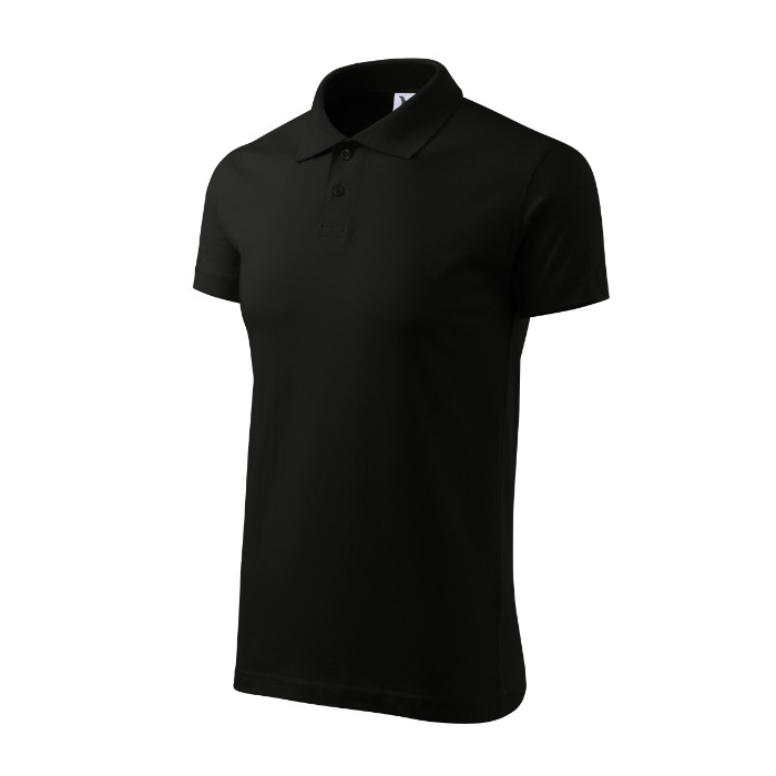 Polo homme Single J. 202 - noir