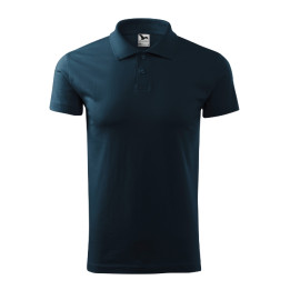 Polo homme Single J. 202 - bleu marine