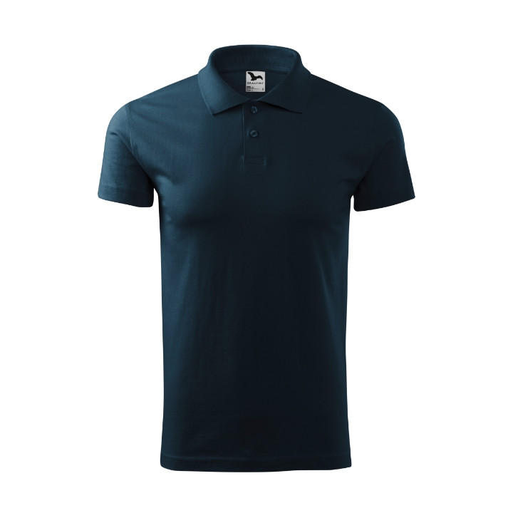 Polo homme Single J. 202 - bleu marine