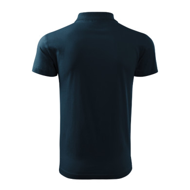Polo homme Single J. 202 - bleu marine